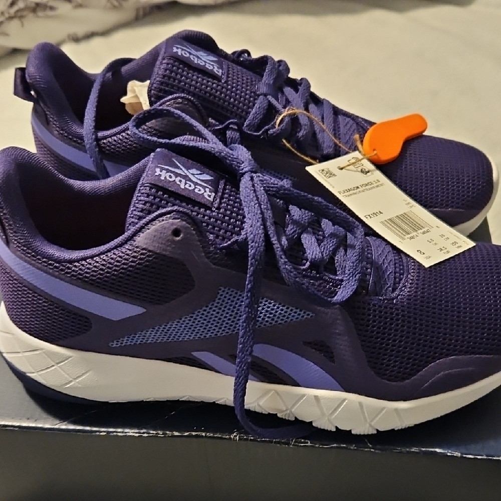 Reebok Women's Dark Purple Athletic Shoes. Flexagon Force 3.